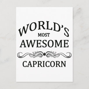 World's Most Awesome Capricorn Postcard