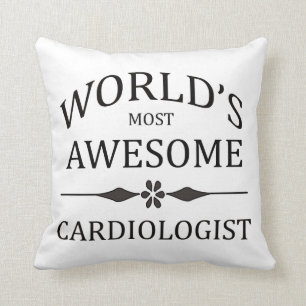 World's Most Awesome Cardiologist Cushion