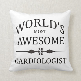 World's Most Awesome Cardiologist Cushion