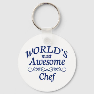 World's Most Awesome Chef Key Ring