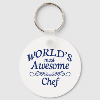 World's Most Awesome Chef Key Ring