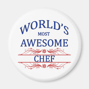 World's Most Awesome Chef Magnet