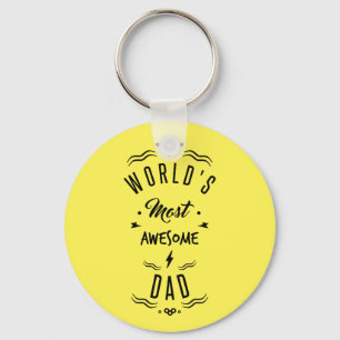 World's most awesome dad key ring