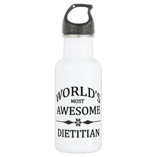 World's Most Awesome Dietician 532 Ml Water Bottle