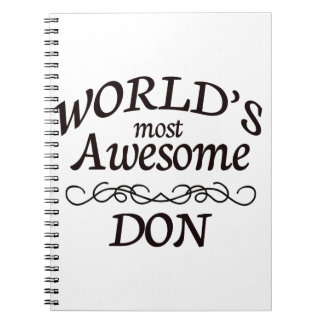 World's Most Awesome DON Notebook