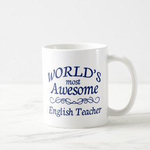 World's Most Awesome English Teacher Coffee Mug