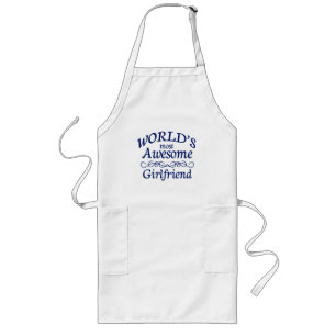 World's Most Awesome Girlfriend Long Apron