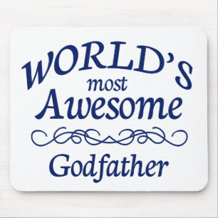 World's Most Awesome Godfather Mouse Mat
