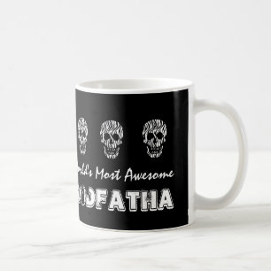World's Most Awesome GODFATHER Zebra Skulls V16 Coffee Mug