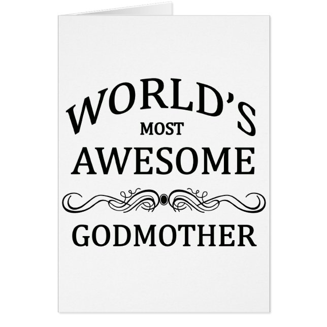 World's Most Awesome Godmother (Front)