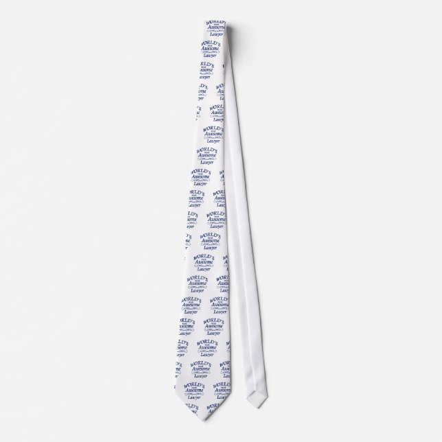 World's Most Awesome Lawyer Tie (Front)