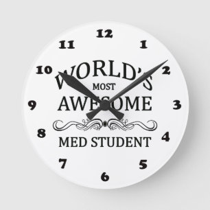 World's Most Awesome Med Student Round Clock