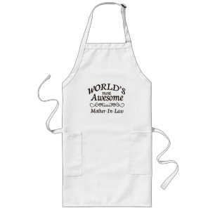 World's Most Awesome Mother-In-Law Long Apron