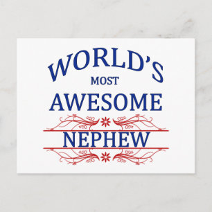World's Most Awesome Nephew Postcard