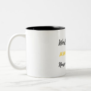 World's Most Awesome Nurse Practitioner 2 Two-Tone Coffee Mug