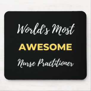 World's Most Awesome Nurse Practitioner Mouse Mat