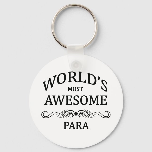 World's Most Awesome Para Key Ring (Front)