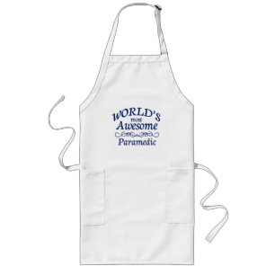 World's Most Awesome Paramedic Long Apron