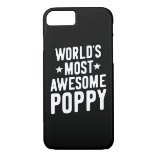 World's Most Awesome Poppy   Father Grandpa Case-Mate iPhone Case
