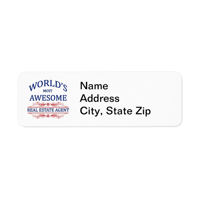 World's Most Awesome Real Estate Agent (Front)