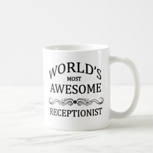 World's Most Awesome Receptionist Coffee Mug