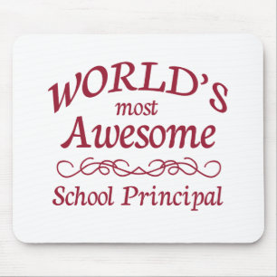 World's Most Awesome School Principal Mouse Mat