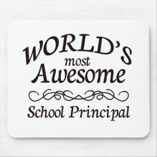 World's Most Awesome School Principal Mouse Mat
