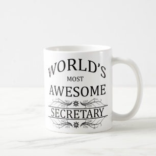 World's Most Awesome Secretary Coffee Mug