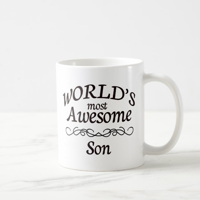 World's Most Awesome Son Coffee Mug (Right)