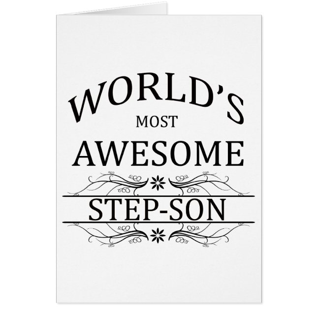 World's Most Awesome Step-Son (Front)