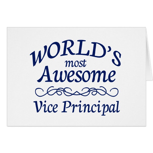 World's Most Awesome Vice Principal (Front Horizontal)