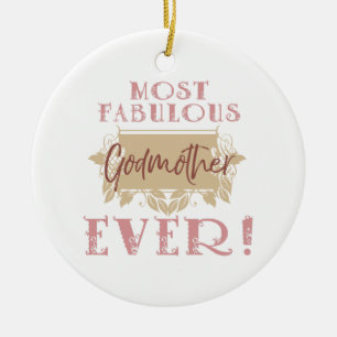 World's Most Fabulous Godmother Ceramic Tree Decoration