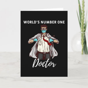 World's Number One Doctor Card