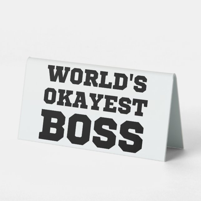 World's Okayest Boss (Front)