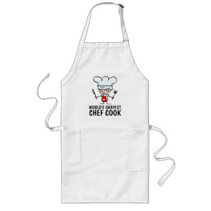 World's Okayest Chef Cook BBQ Apron For Men