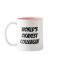 World's Okayest Colleague funny quote coffee mug