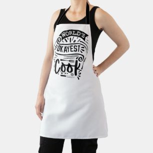 World's Okayest Cook Apron – Kitchen Utensils