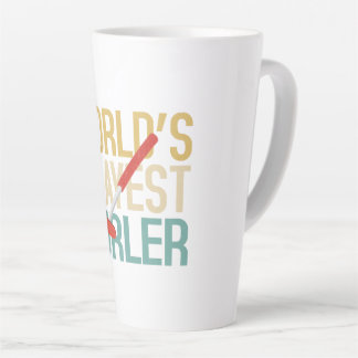 World's Okayest Curler Latte Mug & Gift Items