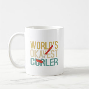 World's Okayest Curler Mug & Gift Items