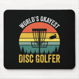 World's Okayest Disc Golfer _1 Mouse Mat