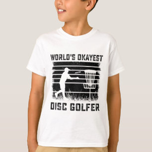 World's Okayest Disc Golfer - Funny Disc Golf Love T-Shirt
