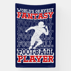 World's Okayest Fantasy Football Player USA Colour Banner
