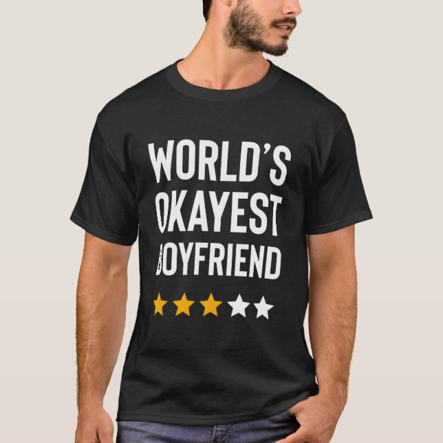 Worlds Okayest Friend Friend For Him T-Shirt (Front)