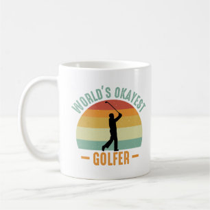 World's Okayest Golfer  Coffee Mug
