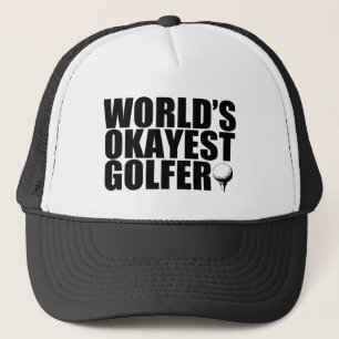 World's Okayest Golfer funny hat