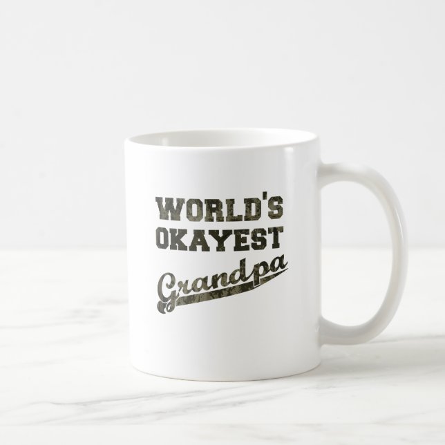 World's Okayest Grandpa 2 Coffee Mug (Right)