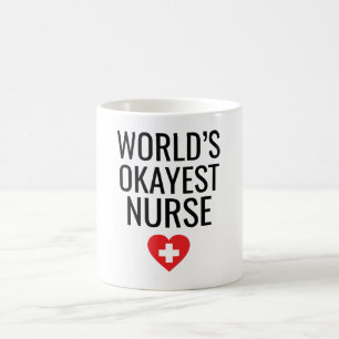 World's Okayest Nurse Coffee Mug