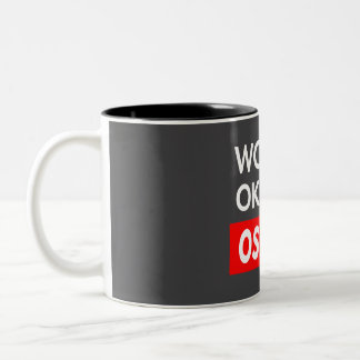 Worlds okayest Osborn Two-Tone Coffee Mug