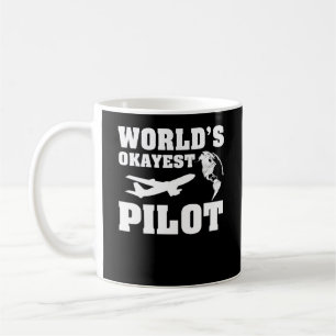 World's Okayest Pilot Coffee Mug