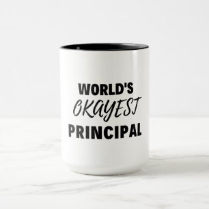 World's Okayest Principal 2 Mug